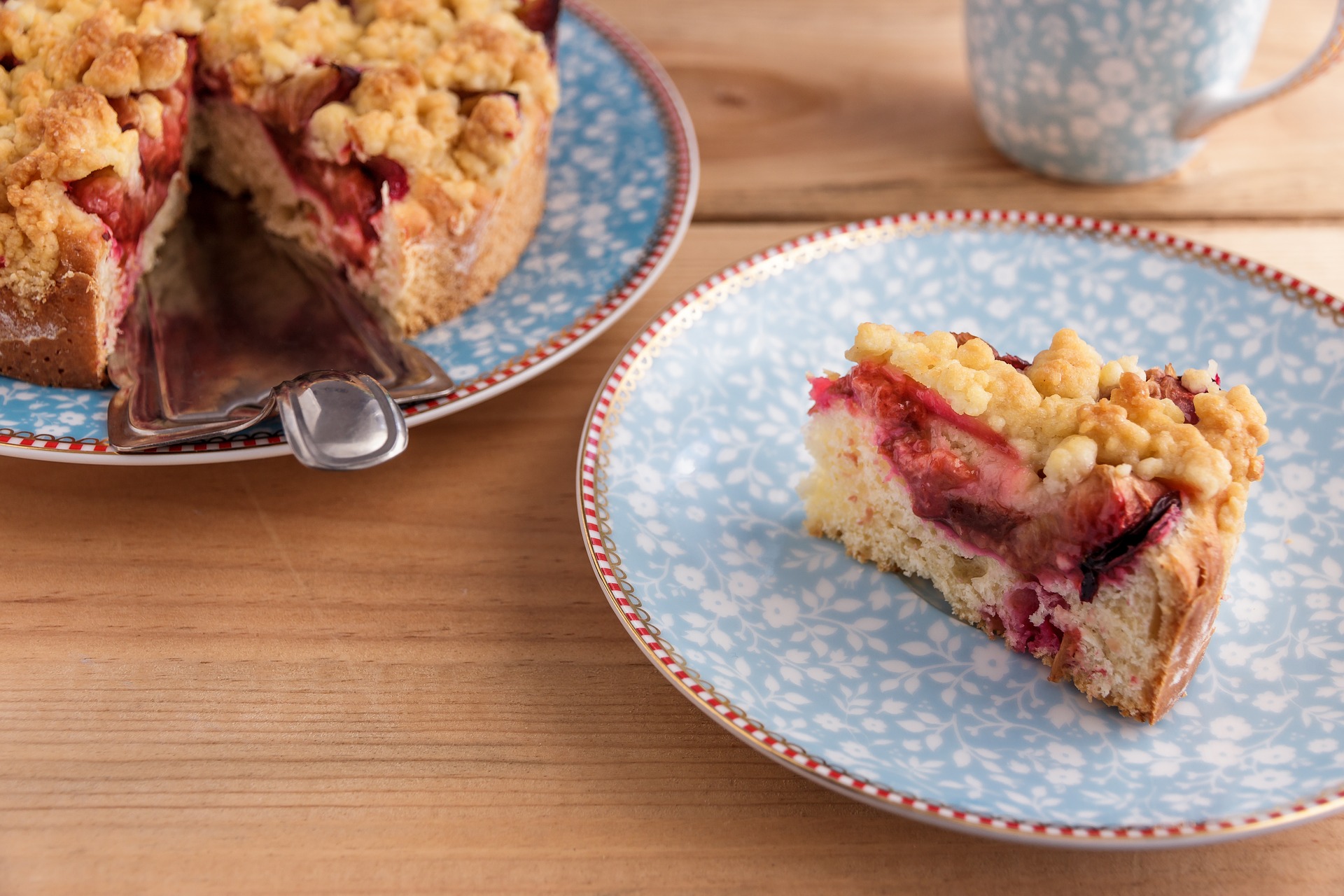 Pflaumenkuchen.